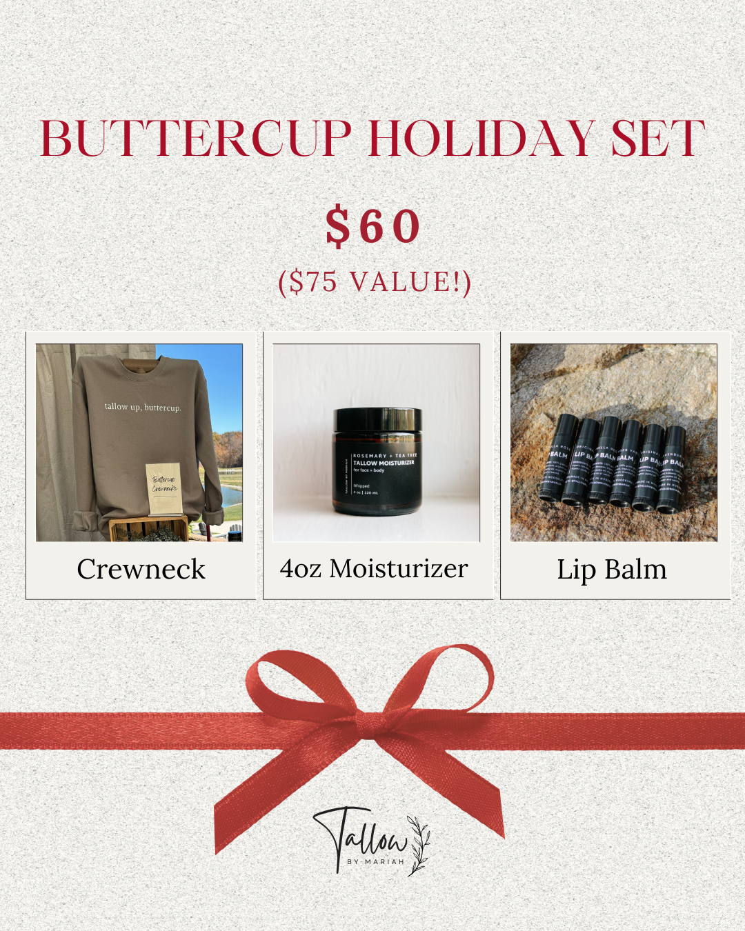 Buttercup Holiday Set